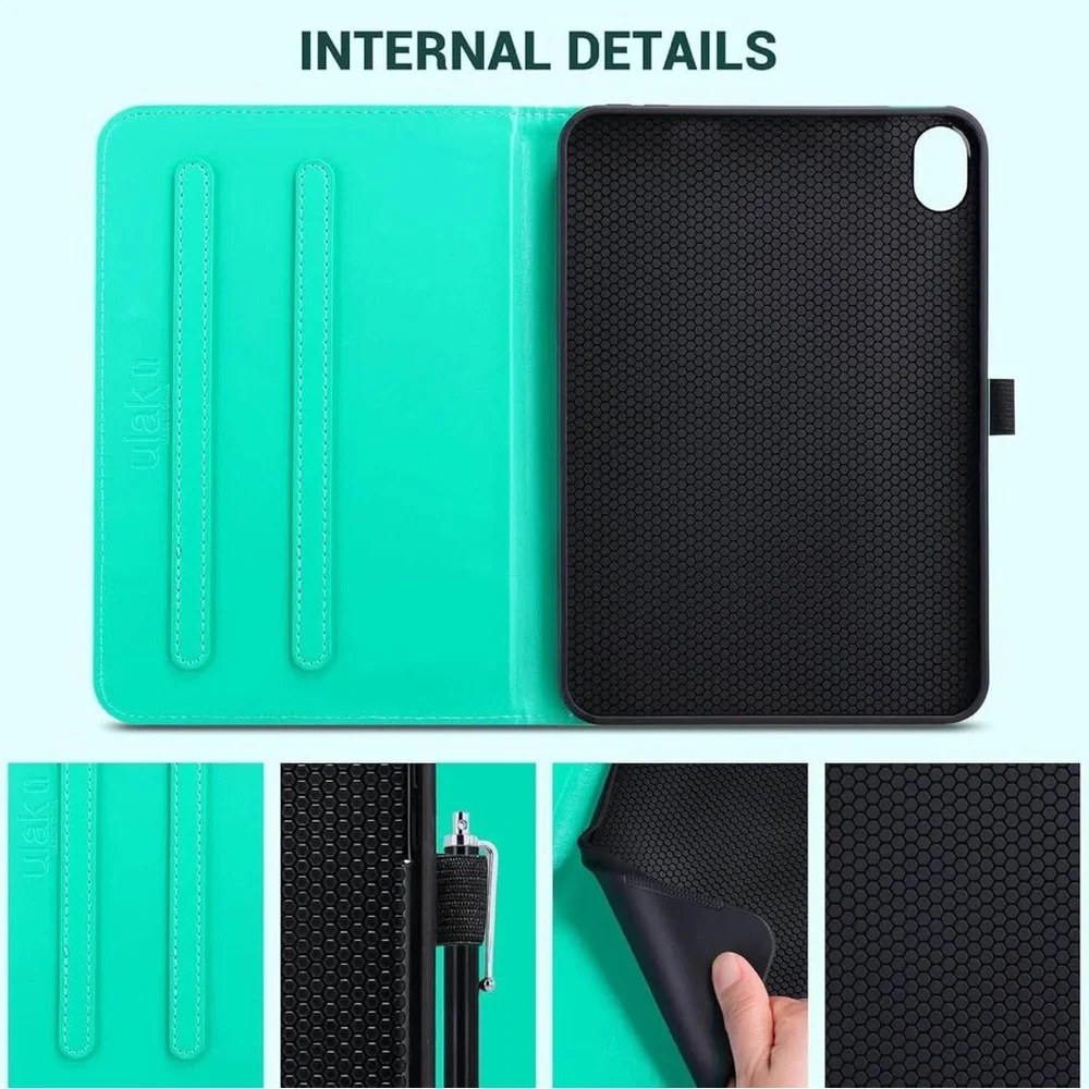 Floral Tablet Case - Turquoise